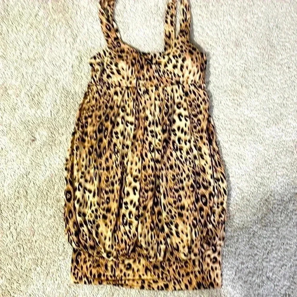 Twenty one cheetah print dress small - Picture 1 of 4